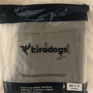 Birddogs Unlined Shorts in Light Gray